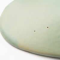 3RD CERAMICS 楕円皿 M ターコイズ 3RD CERAMICS 陶磁器作家もの