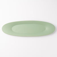 3RD CERAMICS 楕円皿 L ターコイズ 3RD CERAMICS 陶磁器作家もの