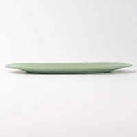 3RD CERAMICS 楕円皿 L ターコイズ 3RD CERAMICS 陶磁器作家もの