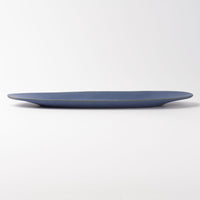 3RD CERAMICS 楕円皿 L インディゴ 3RD CERAMICS 陶磁器作家もの