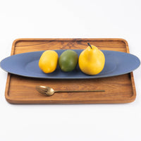 3RD CERAMICS 楕円皿 L インディゴ 3RD CERAMICS 陶磁器作家もの