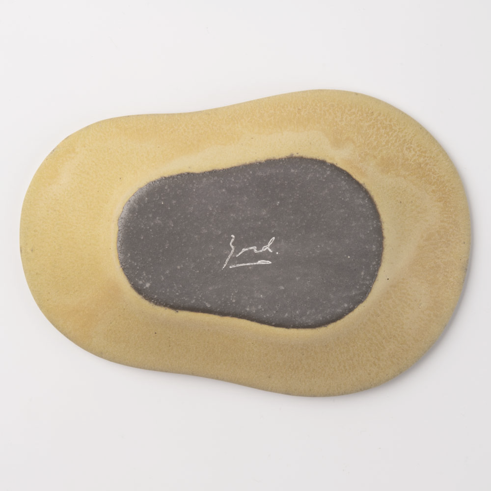 3RD CERAMICS おつまみ皿 G 黄 3RD CERAMICS 陶磁器作家もの