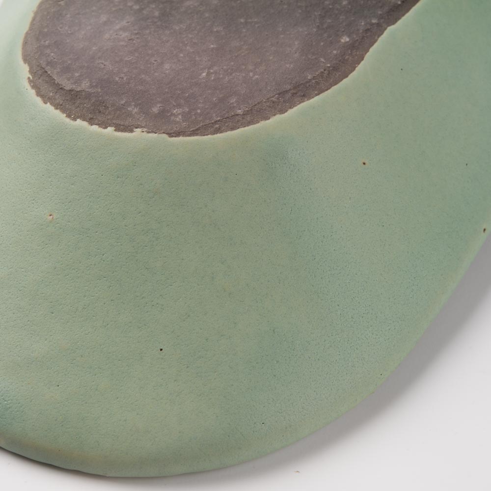 3RD CERAMICS おつまみ皿 G ターコイズ 3RD CERAMICS 陶磁器作家もの