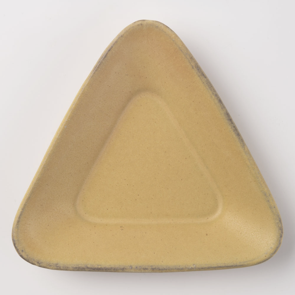 3RD CERAMICS おつまみ皿 T 黄 3RD CERAMICS 陶磁器作家もの