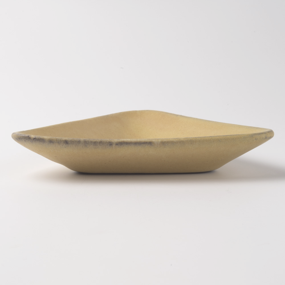 3RD CERAMICS おつまみ皿 T 黄 3RD CERAMICS 陶磁器作家もの