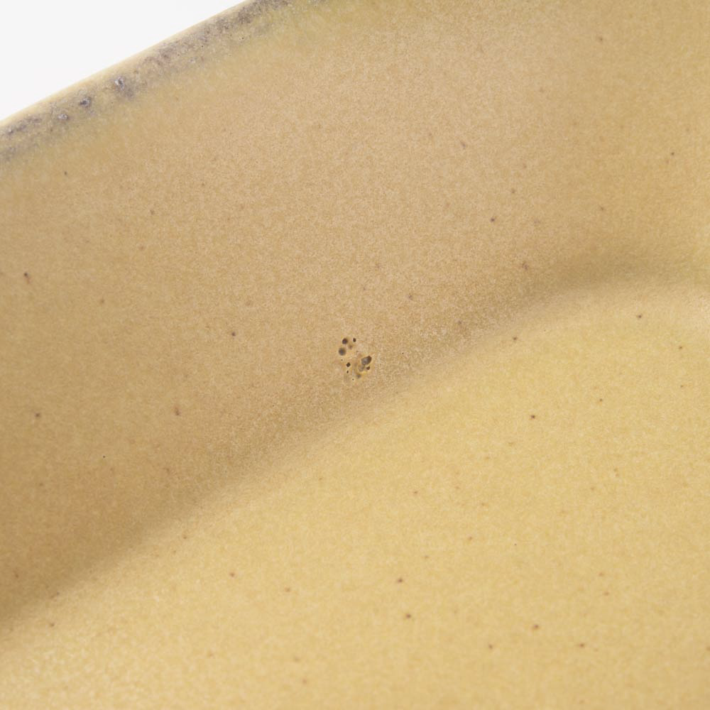 3RD CERAMICS おつまみ皿 T 黄 3RD CERAMICS 陶磁器作家もの