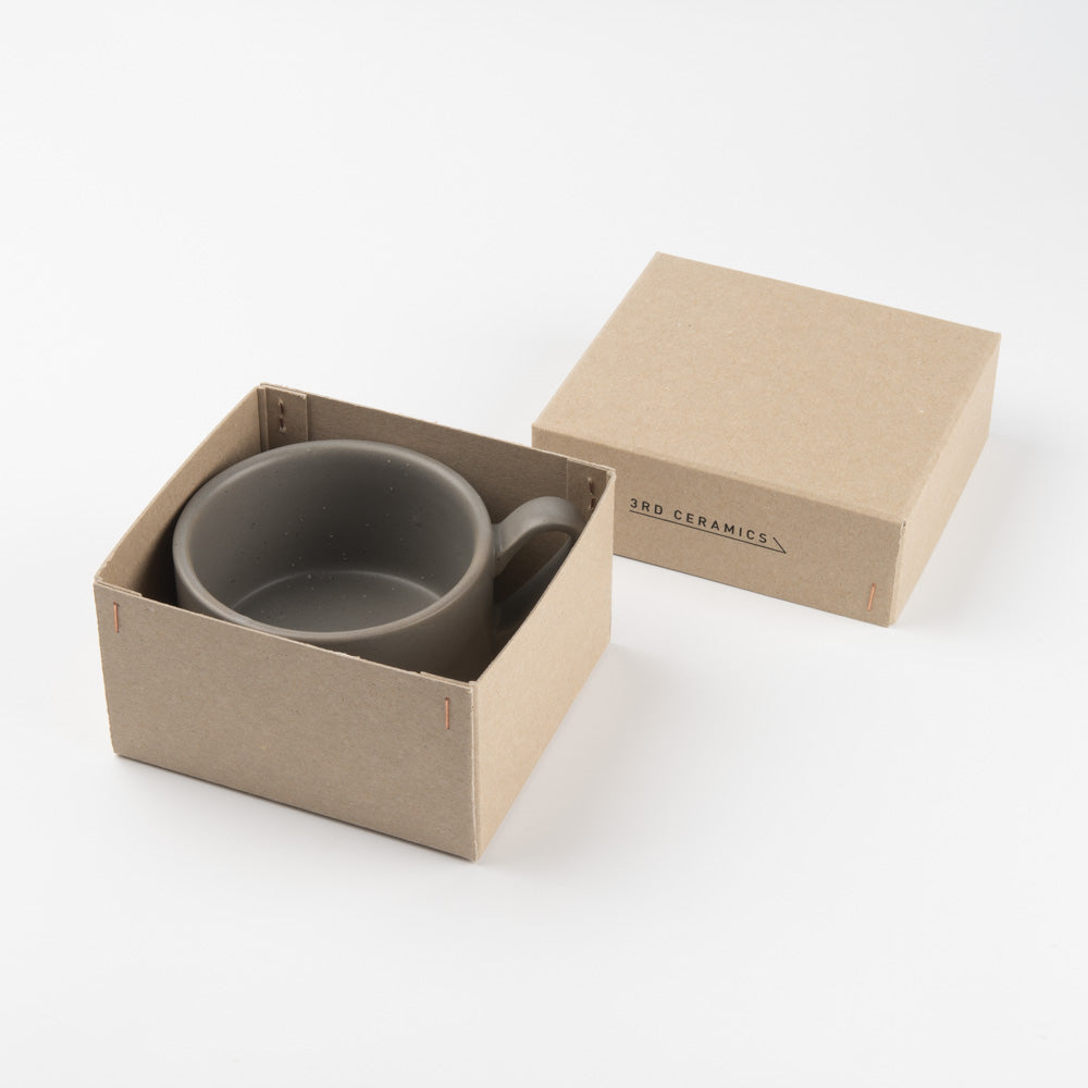 3RD CERAMICS MP スープカップ(ブラウン) 3RD CERAMICS 陶磁器作家もの