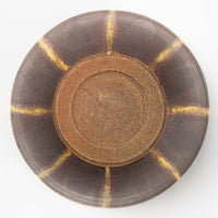 Deep Gorge WAN(飯碗・フリーカップ) acorn & tan(焦茶 x 黄) Deep Gorge 陶磁器作家もの