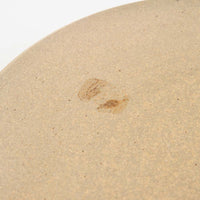 作家 エヴァンズ高田寛子 FLAT BOWL SAND(ベージュ) 作家 エヴァンズ高田寛子 陶磁器作家もの