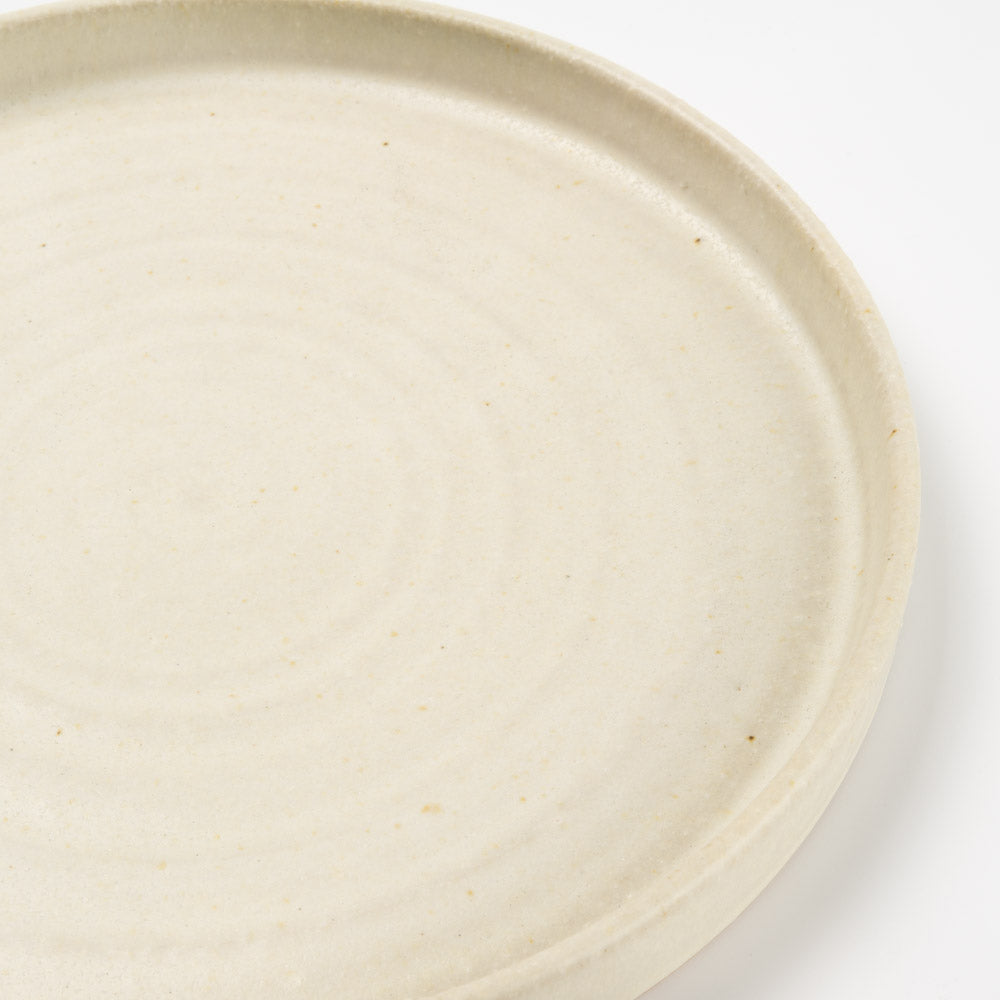 Deep Gorge FLAT M Eggshell(白) Deep Gorge 陶磁器作家もの