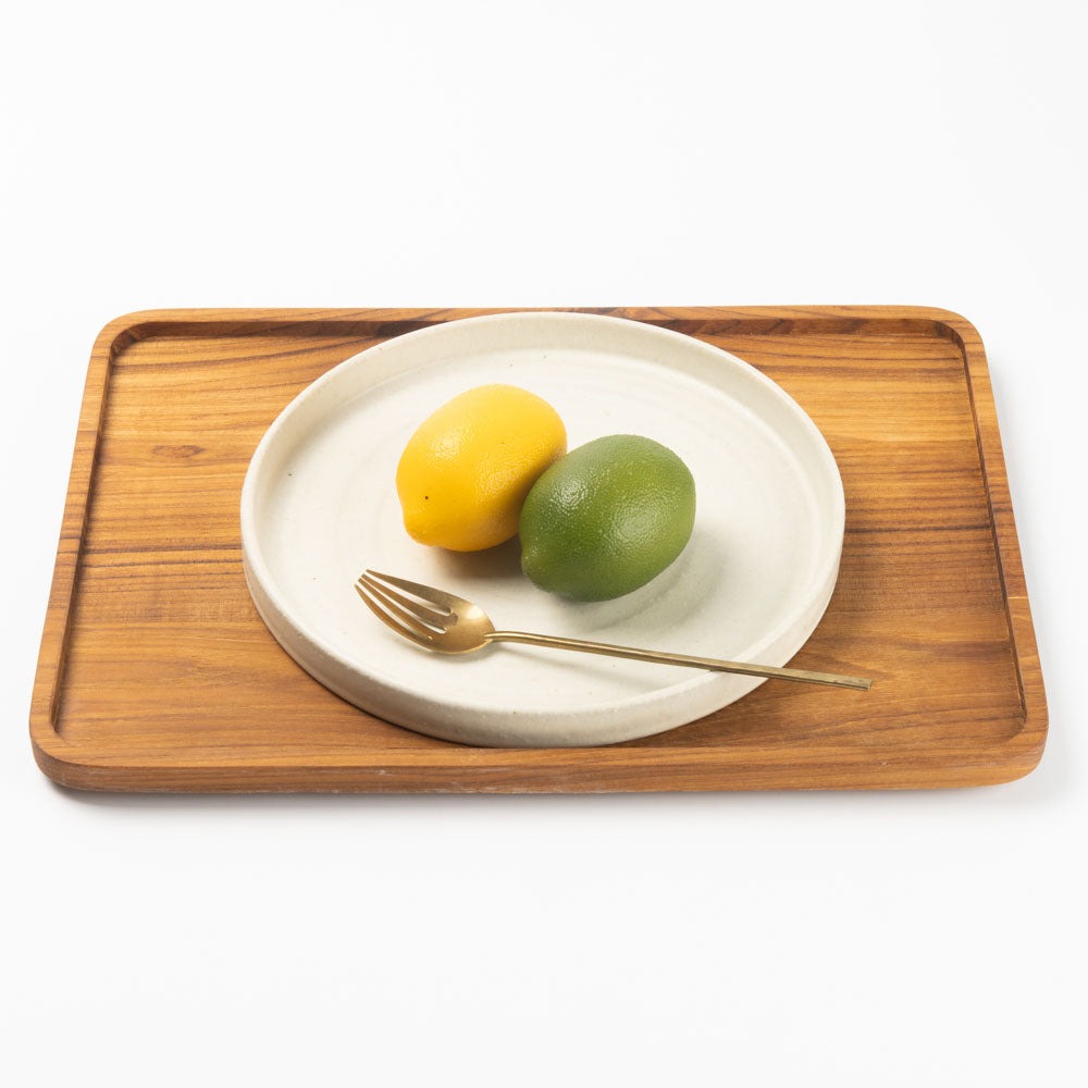 Deep Gorge FLAT M Eggshell(白) Deep Gorge 陶磁器作家もの