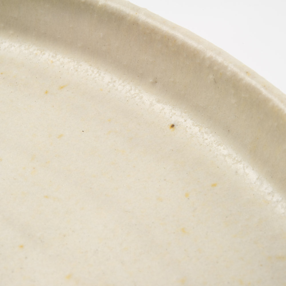 Deep Gorge FLAT M Eggshell(白) Deep Gorge 陶磁器作家もの