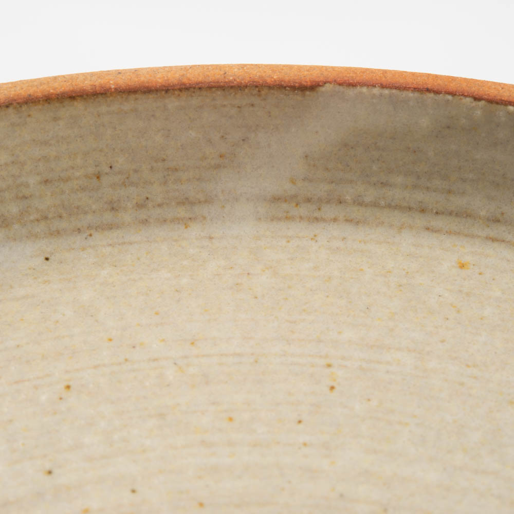 Deep Gorge FLAT M SAND(ベージュ) Deep Gorge 陶磁器作家もの