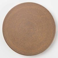 作家 エヴァンズ高田寛子 FLAT M acorn & tan(焦茶 x 黄) 作家 エヴァンズ高田寛子 陶磁器作家もの