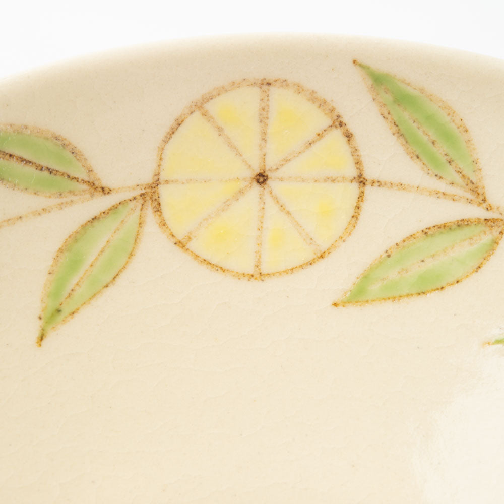 アトリエたき 花輪 鉢(ピンク×黄) アトリエたき 陶磁器作家もの