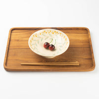 アトリエたき 実と葉 鉢(黄) アトリエたき 陶磁器作家もの