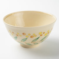 アトリエたき 実と葉 飯碗(黄) アトリエたき 陶磁器作家もの