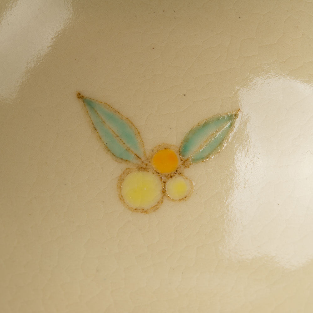 アトリエたき 実と葉 飯碗(黄) アトリエたき 陶磁器作家もの