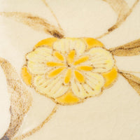 アトリエたき 黄色の花 6.5寸皿 アトリエたき 陶磁器作家もの