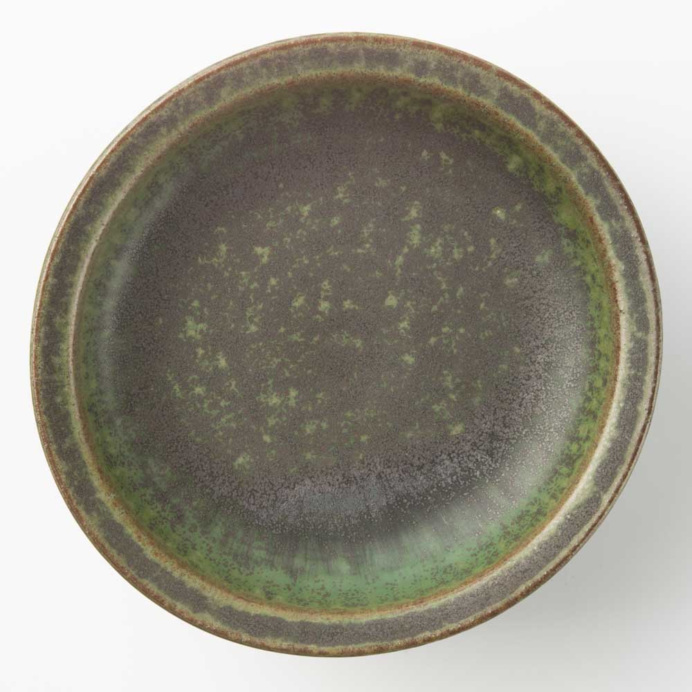yoshida pottery 高杯皿(S) さびいろうぐいす yoshida pottery 陶磁器作家もの