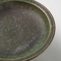 yoshida pottery 高杯皿(S) さびいろうぐいす yoshida pottery 陶磁器作家もの