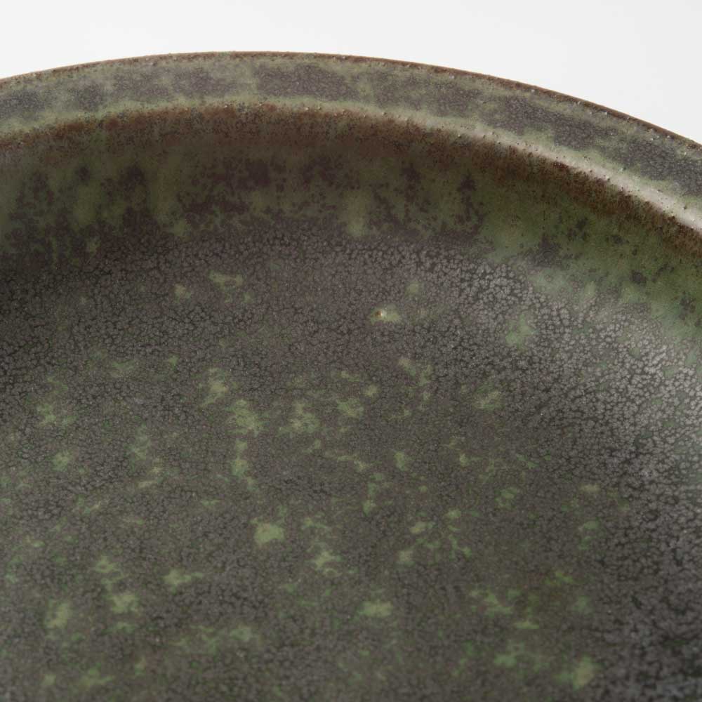 yoshida pottery 高杯皿(S) さびいろうぐいす yoshida pottery 陶磁器作家もの