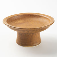 yoshida pottery 高杯皿(S) さびいろこはく yoshida pottery 陶磁器作家もの