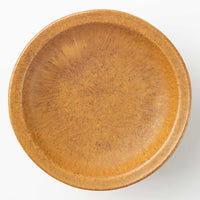 yoshida pottery 高杯皿(S) さびいろこはく yoshida pottery 陶磁器作家もの