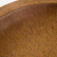 yoshida pottery 高杯皿(S) さびいろこはく yoshida pottery 陶磁器作家もの