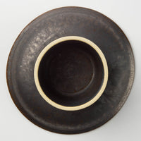 yoshida pottery 高杯皿(S) さびいろすす yoshida pottery 陶磁器作家もの