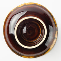 yoshida pottery 高杯皿(S) 飴 yoshida pottery 陶磁器作家もの