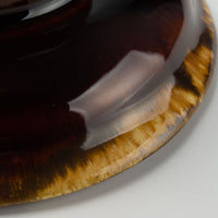 yoshida pottery 高杯皿(S) 飴 yoshida pottery 陶磁器作家もの