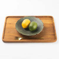 yoshida pottery 雪輪皿 さびいろうぐいす yoshida pottery 陶磁器作家もの