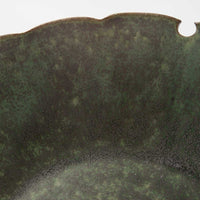 yoshida pottery 雪輪皿 さびいろうぐいす yoshida pottery 陶磁器作家もの