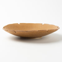 yoshida pottery 雪輪皿 さびいろこはく yoshida pottery 陶磁器作家もの