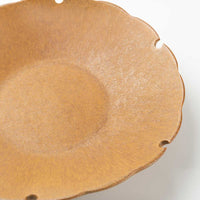 yoshida pottery 雪輪皿 さびいろこはく yoshida pottery 陶磁器作家もの