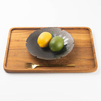 yoshida pottery 雪輪皿 さびいろすす yoshida pottery 陶磁器作家もの