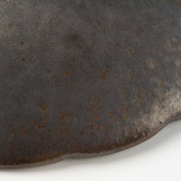 yoshida pottery 雪輪皿 さびいろすす yoshida pottery 陶磁器作家もの