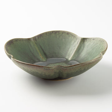 yoshida pottery　梅鉢　さびいろうぐいす yoshida pottery 陶磁器作家もの