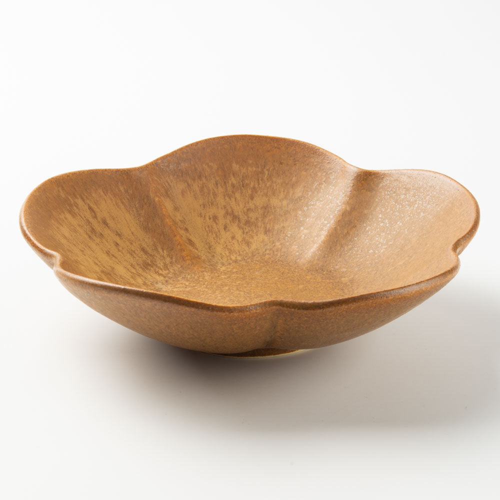 yoshida pottery 梅鉢 さびいろこはく yoshida pottery 陶磁器作家もの