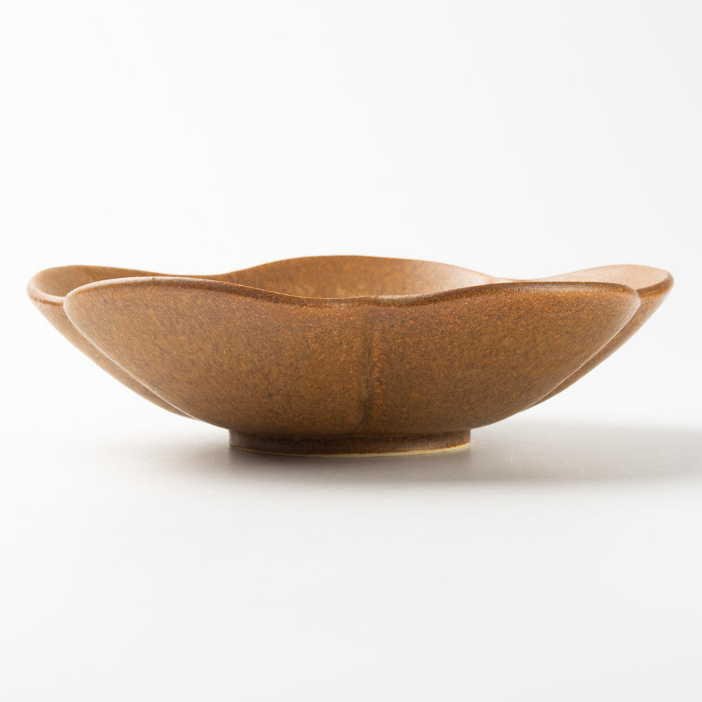 yoshida pottery 梅鉢 さびいろこはく yoshida pottery 陶磁器作家もの