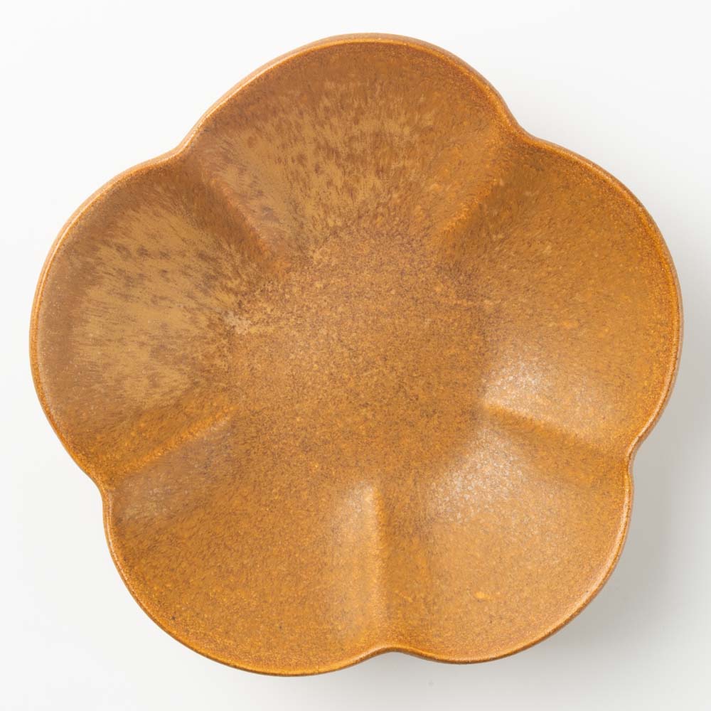 yoshida pottery 梅鉢 さびいろこはく yoshida pottery 陶磁器作家もの