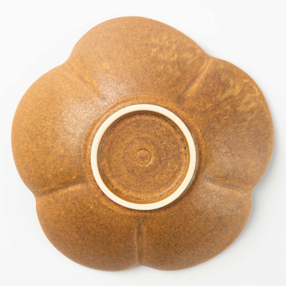 yoshida pottery 梅鉢 さびいろこはく yoshida pottery 陶磁器作家もの