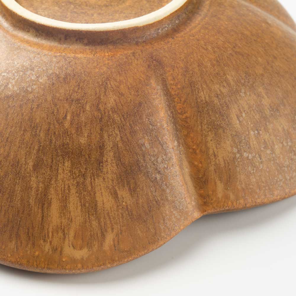 yoshida pottery 梅鉢 さびいろこはく yoshida pottery 陶磁器作家もの