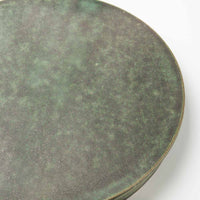 yoshida pottery HORIZON PLATE さびいろうぐいす yoshida pottery 陶磁器作家もの