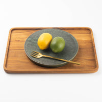 yoshida pottery HORIZON PLATE さびいろうぐいす yoshida pottery 陶磁器作家もの