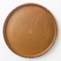 yoshida pottery HORIZON PLATE さびいろこはく yoshida pottery 陶磁器作家もの