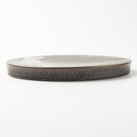 yoshida pottery HORIZON PLATE さびいろすす yoshida pottery 陶磁器作家もの