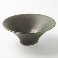 yoshida pottery 中鉢 さびいろうぐいす yoshida pottery 陶磁器作家もの