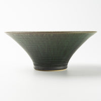 yoshida pottery 中鉢 さびいろうぐいす yoshida pottery 陶磁器作家もの